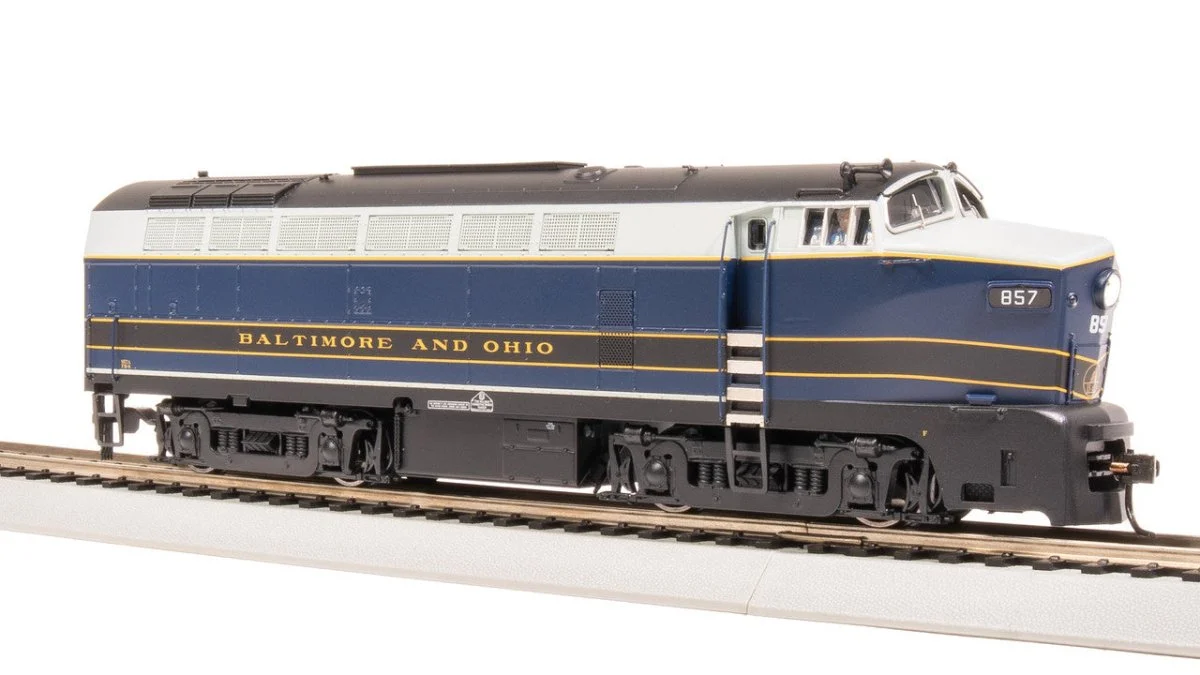 Broadway Limited HO Baltimore & Ohio RF-16 Sharknose Diesel 857 (DCC/Sound) - 7695