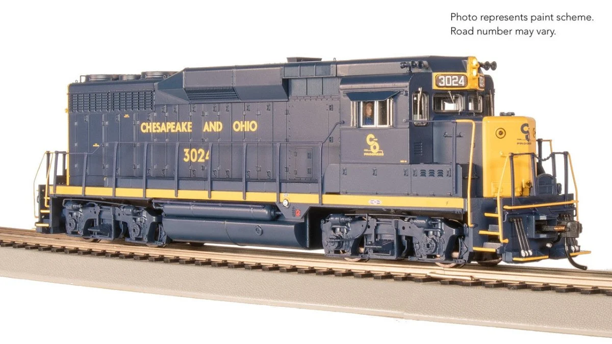 Broadway Limited HO GP30 C&O #3034 Diesel DC No Sound - 9153