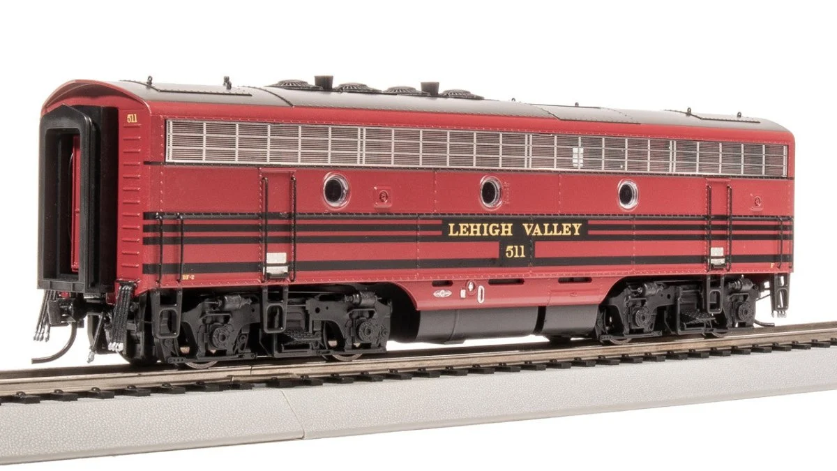 Broadway Limited HO Lehigh Valley EMD F3B Cornell Red w/ Black Stirpes #513 - 8173