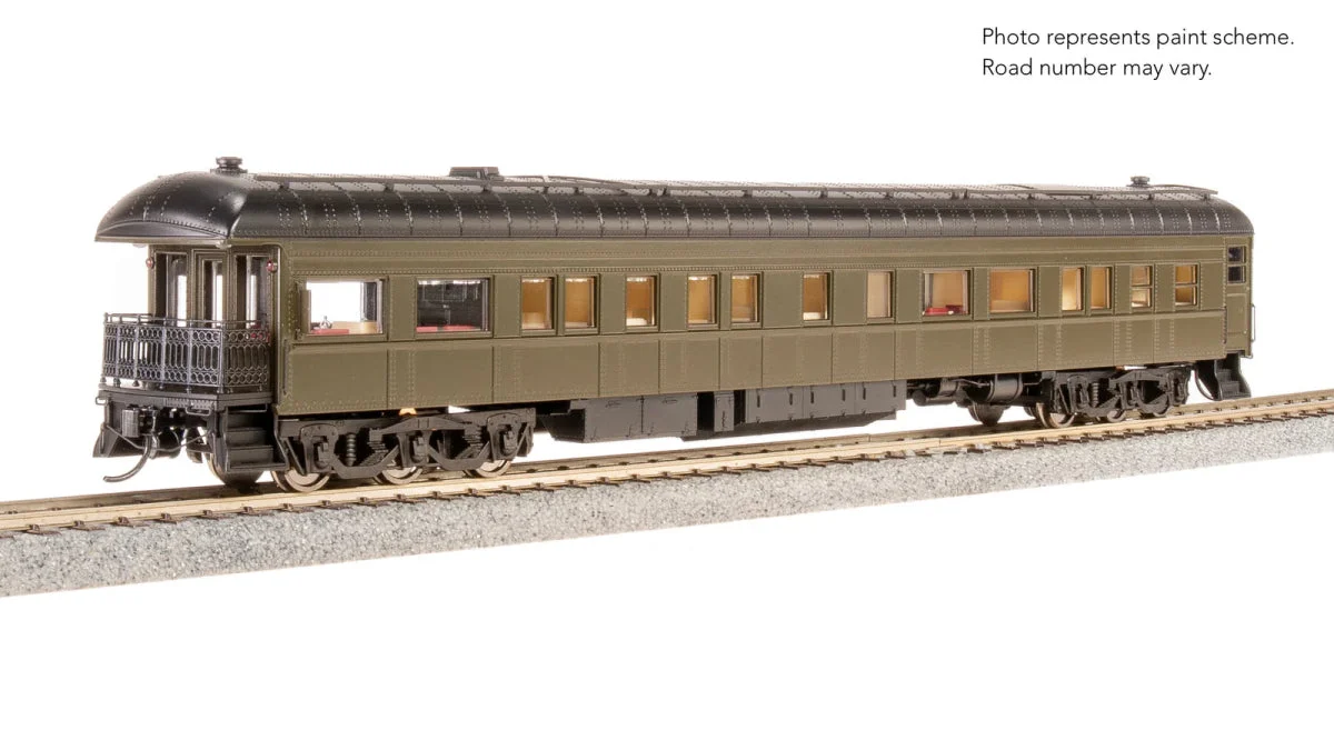 Broadway Limited HO Pullman Green Unlettered Heavyweight Business Car | BLI8961