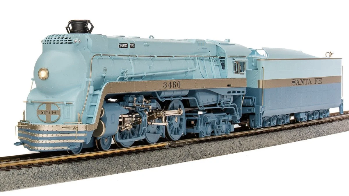 Broadway Limited HO Scale ATSF Blue Goose 1951 - 1953 Appearance #3460 - 7355