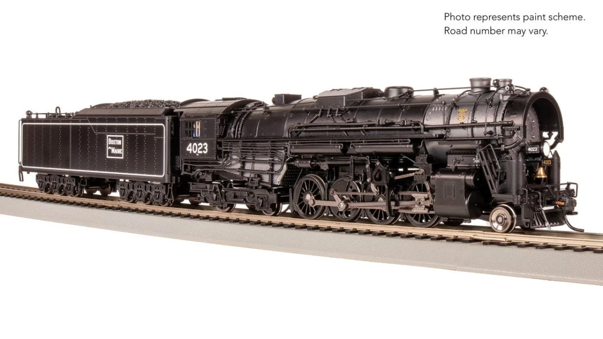 Broadway Limited HO Scale Boston & Maine 2-8-4 Berkshire, T1B 4024 (DC) - 7797