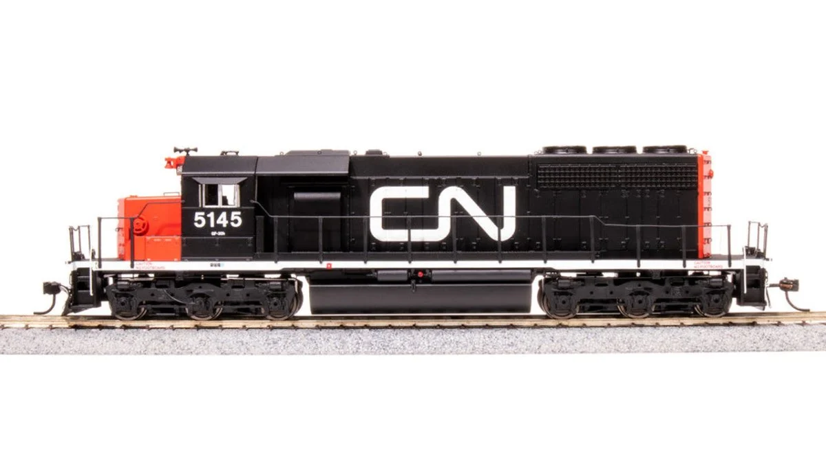 Broadway Limited HO Scale Canadian National EMD SD40 Noodle Sound DCC #5228 - 7635