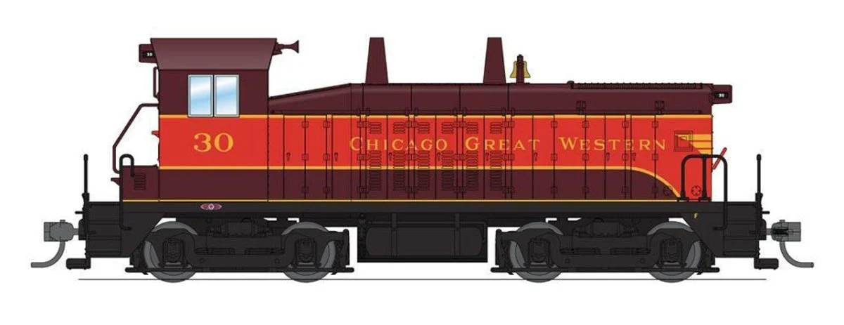 Broadway Limited HO Scale CGW EMD NW2 Paragon4 Sound/DC/DCC #42 - 6723
