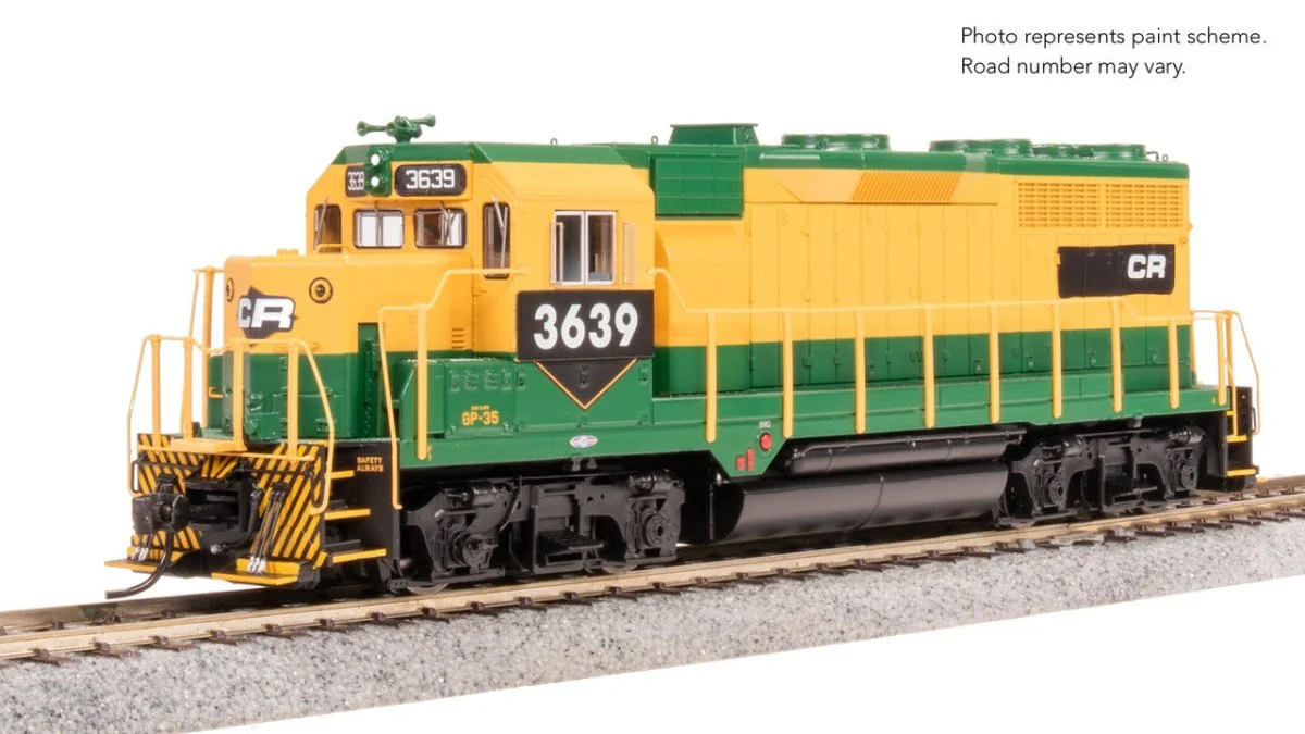 Broadway Limited HO Scale Conrail EMD GP35 Diesel 3639 (DCC/Sound) - 8930