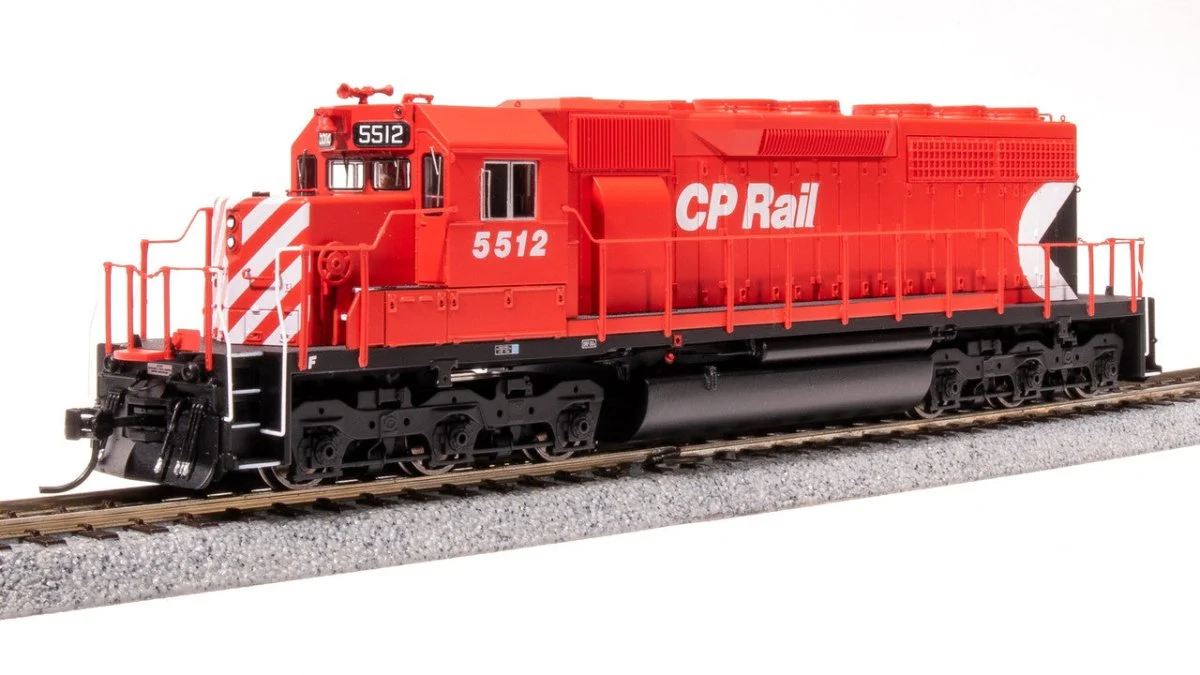 Broadway Limited HO Scale CP Rail EMD SD40 Pacman Scheme No-Sound #5512 - 9036