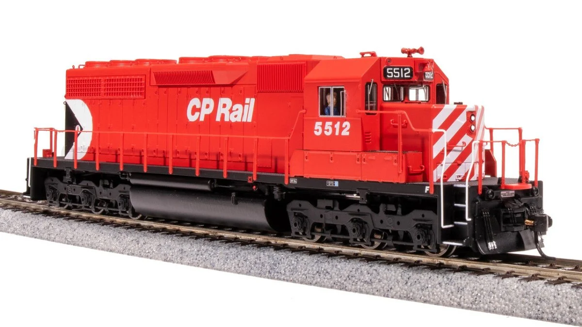 Broadway Limited HO Scale CP Rail EMD SD40 Pacman Scheme Sound DCC #5542 - 7637