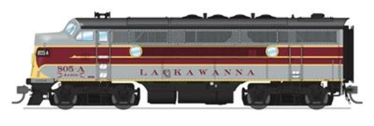 Broadway Limited HO Scale DLW EMD F3A Paragon4 Sound/DC/DCC #805C - 6664
