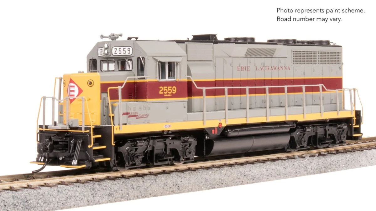 Broadway Limited HO Scale Erie Lackawanna EMD GP35 Diesel 2559 (DCC/Sound) - 8924