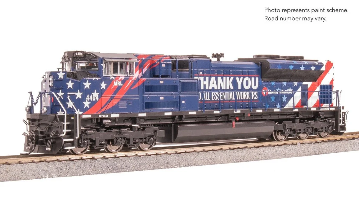 Broadway Limited HO Scale MontanaÂ RailÂ Link EMD SD70ACe 4404 (DCC/Sound) - 8673