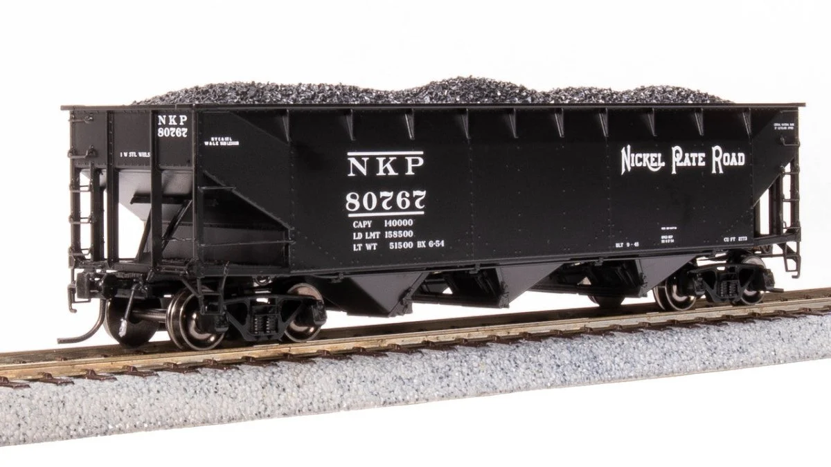Broadway Limited HO Scale NKP AAR 70-Ton Triple Hopper #80767 - 7383