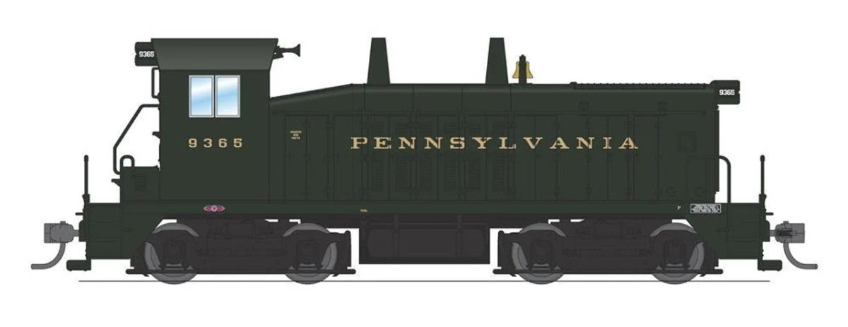 Broadway Limited HO Scale PRR EMD SW7 Paragon4 Sound/DC/DCC #9365 - 6750