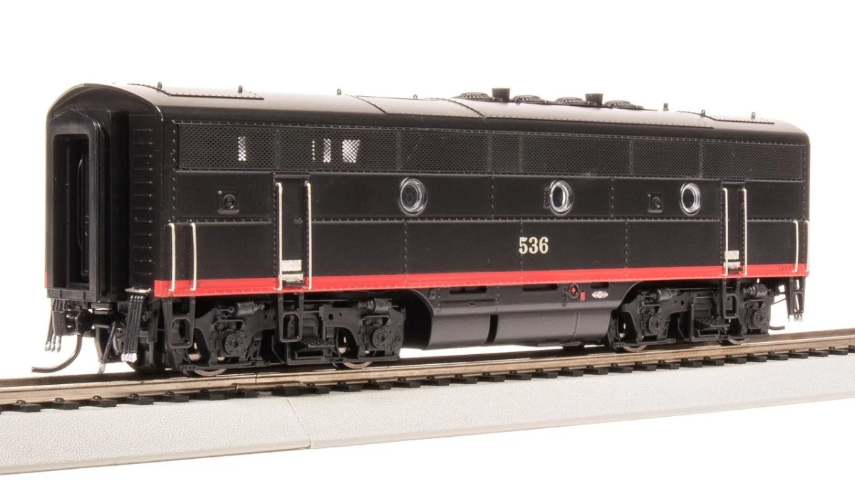 Broadway Limited HO Scale Southern Pacific EMD F3B Black Widow Diesel #537 - 8180