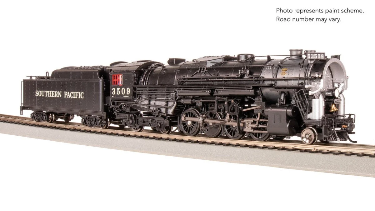 Broadway Limited HO Southern Pacific 2-8-4 Berkshire, T1A 3509 (DCC/Sound) - 7903