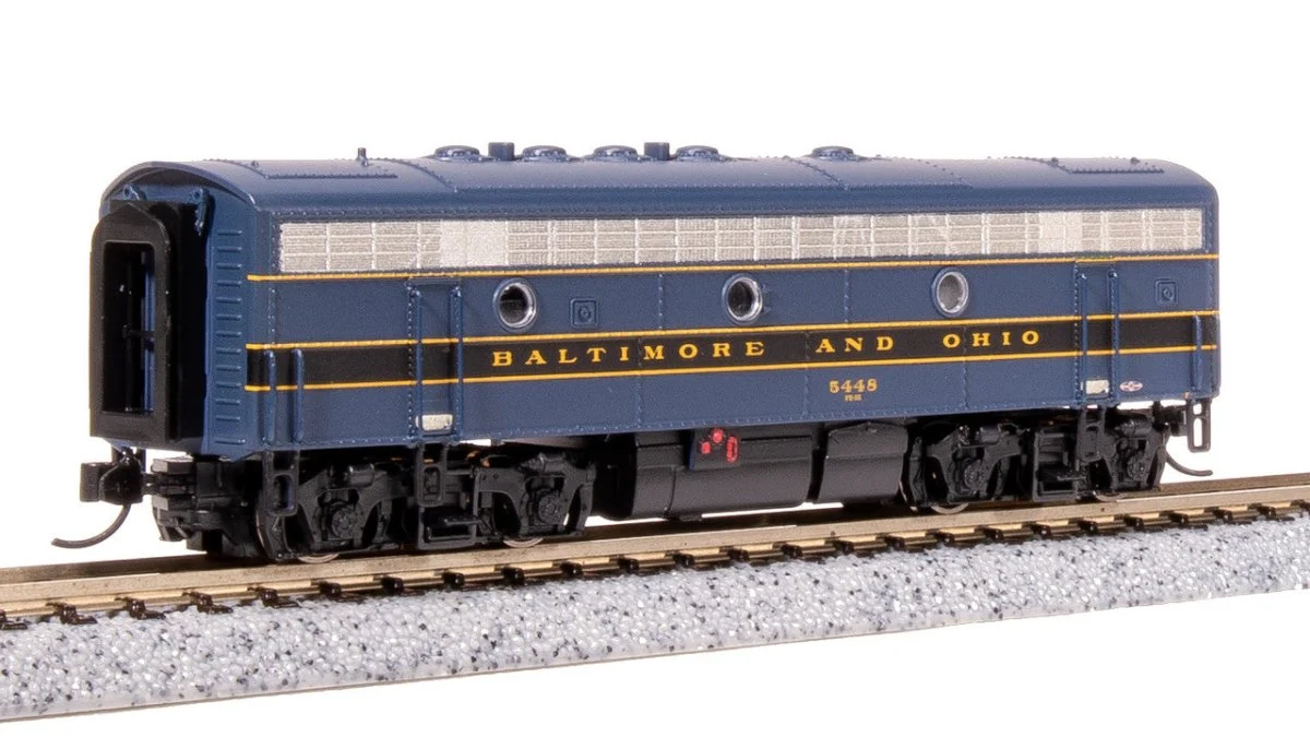 Broadway Limited N B&O EMD F7B Blue, Black, Gold Diesel Locomotive #5456 - 7767