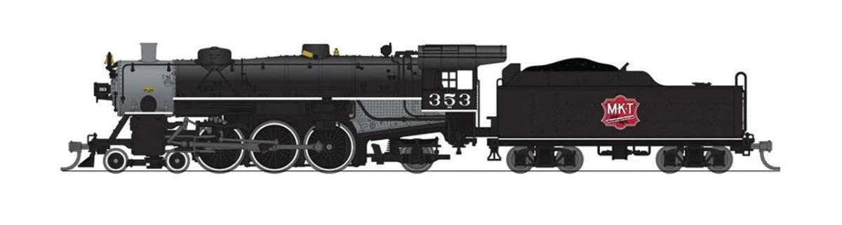 Broadway Limited N MKT Light Pacific 4-6-2 Paragon4 Sound Locomotive #356 - 8008