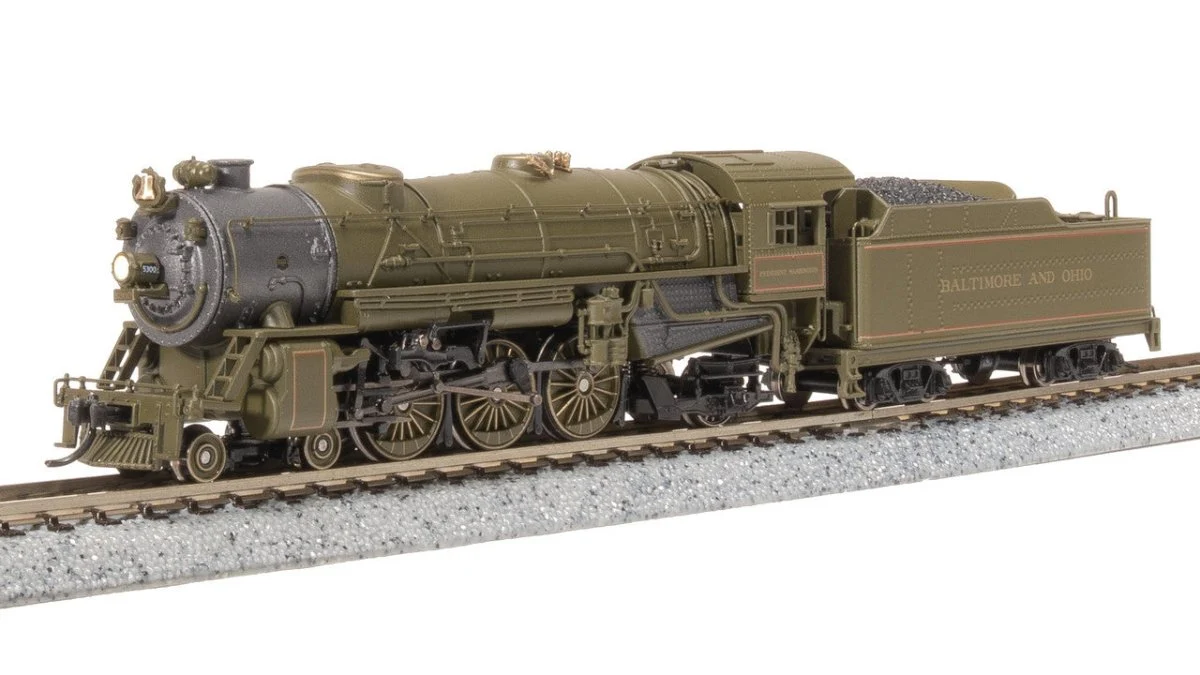 Broadway Limited N Scale B&O Heavy Pacific 4-6-2 President Lincoln #5314 - 7984