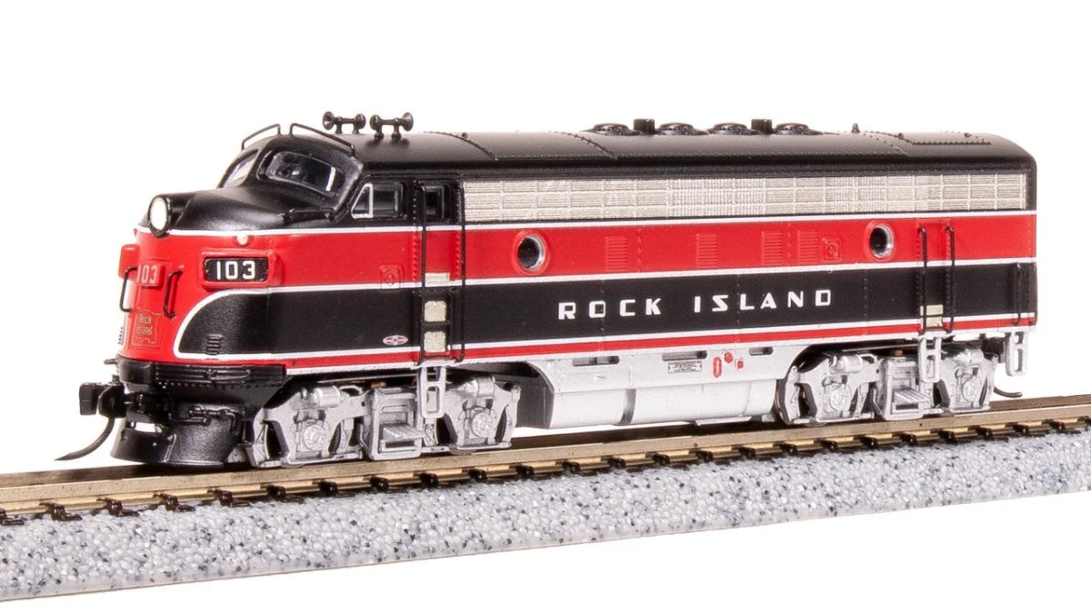 Broadway Limited N Scale CRIP EMD F7 AB Unit-A Diesel Locomotive #103/105B - 7753