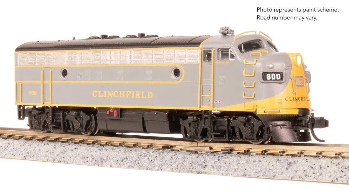 Broadway Limited N Scale F3 A-Unit Clinchfield #800 DCC Sound New - 9204