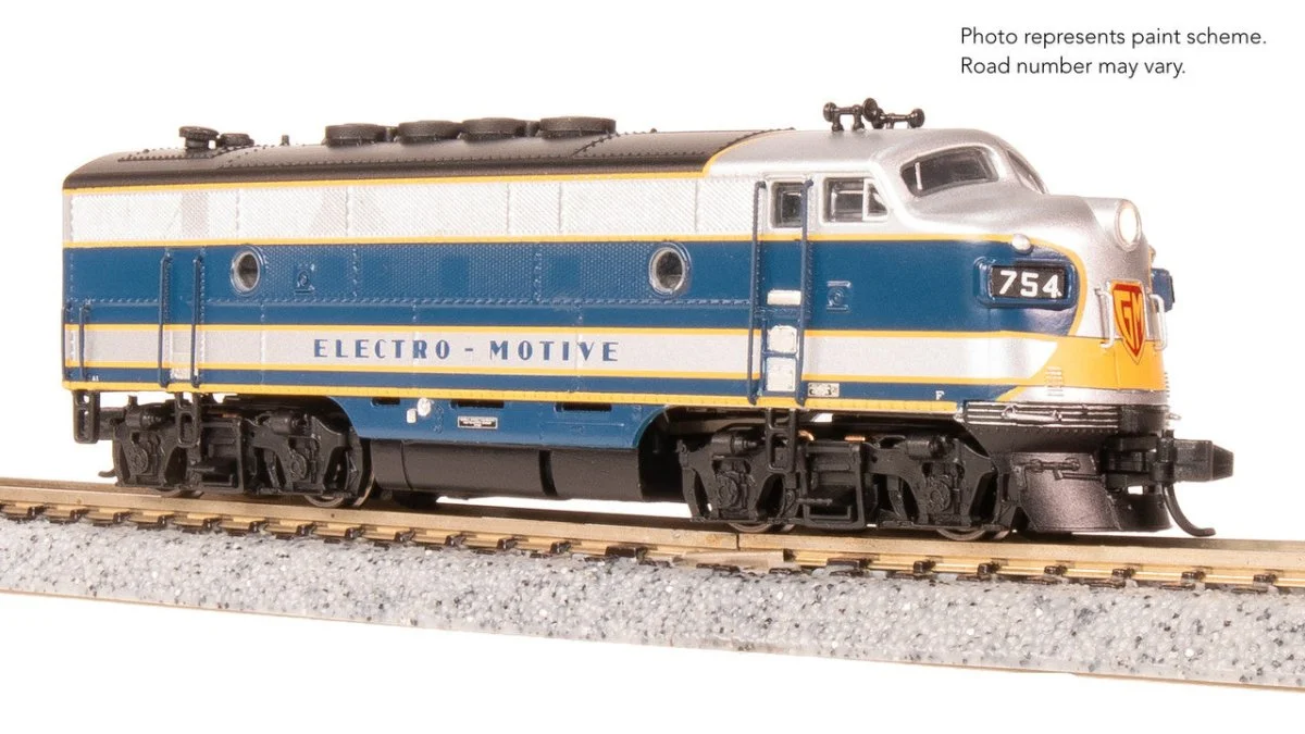 Broadway Limited N Scale F3 A-Unit EMD Demo #754A2 DCC Sound Diesel New - 9206