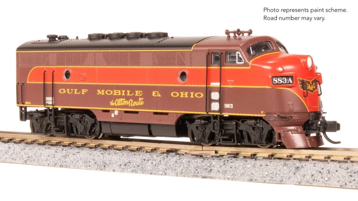 Broadway Limited N Scale F3 A-Unit GMO #883A DCC Sound Paragon4 New - 9210