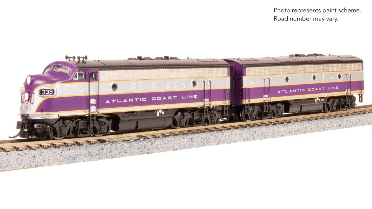 Broadway Limited N Scale F3 AB-Units ACL #339AB DCC Sound Diesel New - 9200