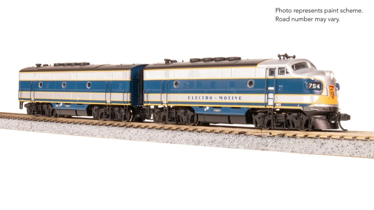 Broadway Limited N Scale F3 AB-Units EMD Demo #754A1B1 DCC Sound New - 9205