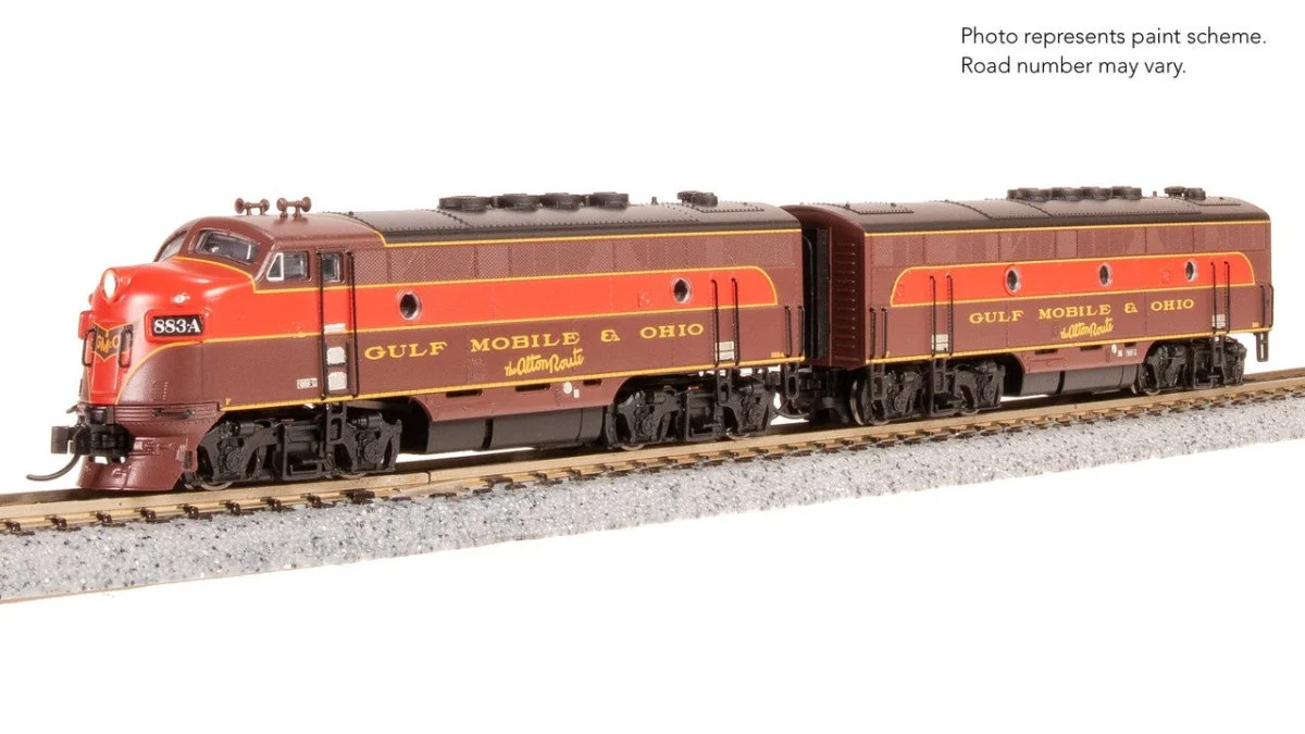 Broadway Limited N Scale F3 AB-Units GMO #883AB DCC Sound Diesel New - 9209