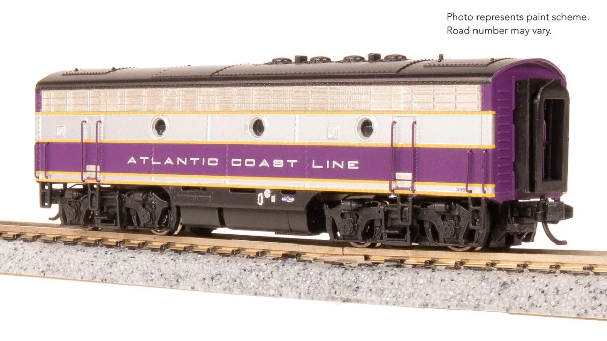 Broadway Limited N Scale F3 B-Unit ACL #343B DCC Sound Paragon4 New - 9202