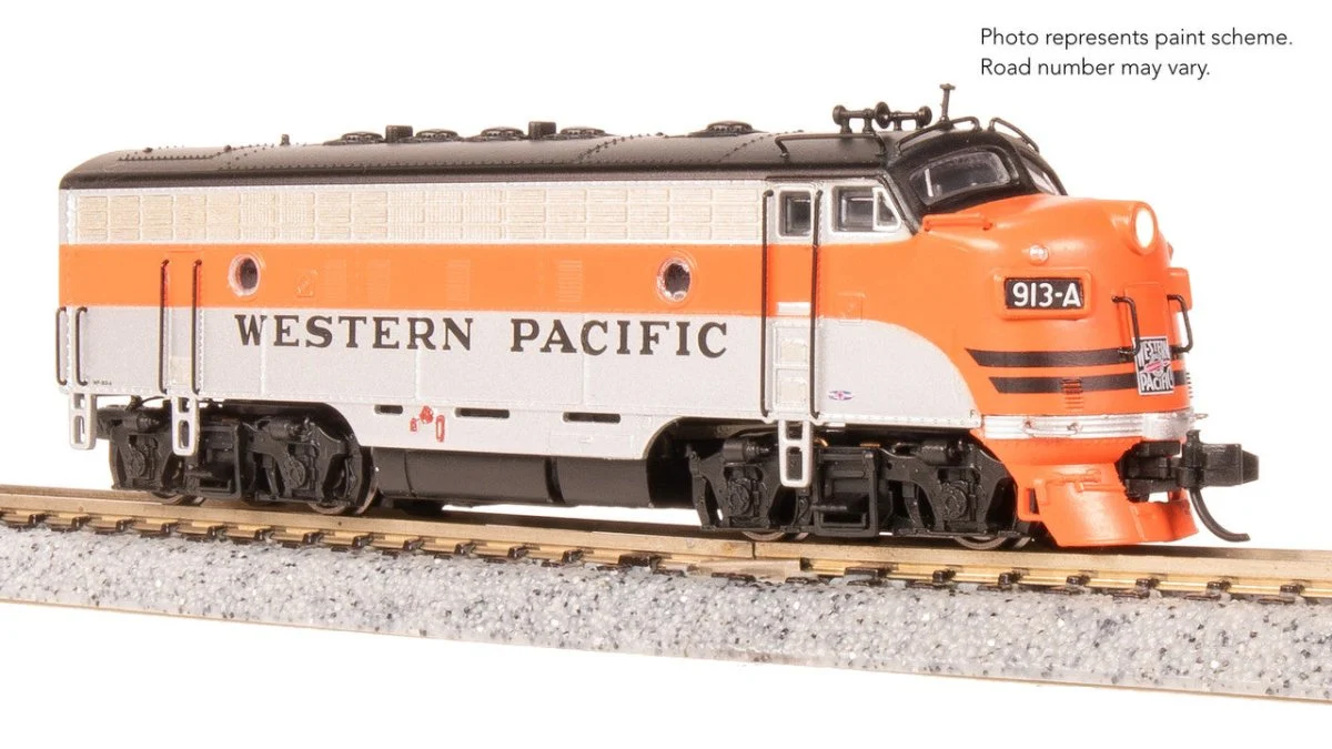 Broadway Limited N Scale F7 A-Unit WP #917D DCC Sound Paragon4 Diesel New - 9253
