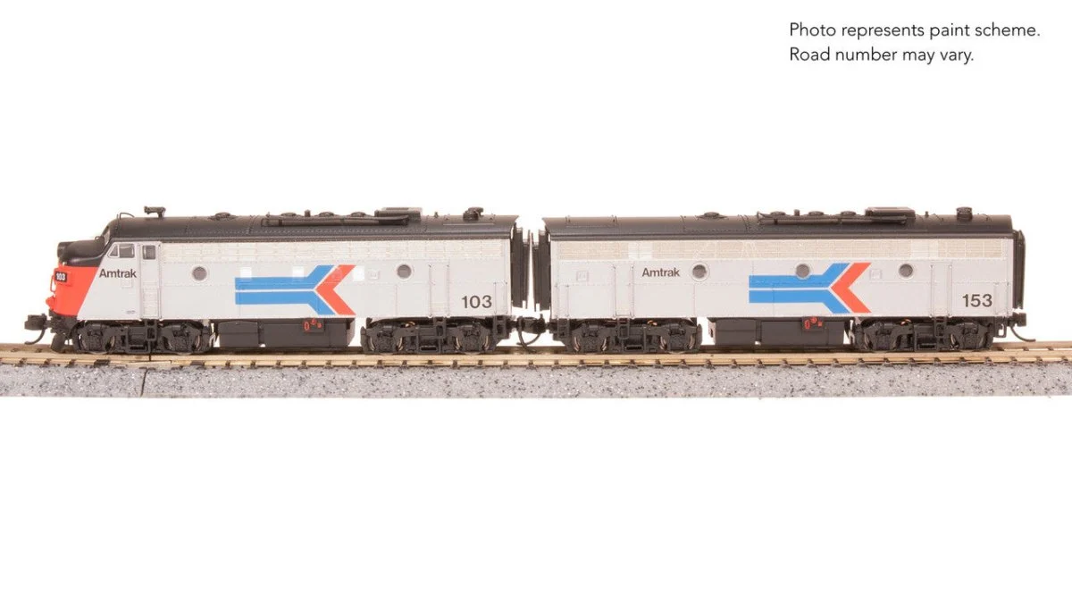 Broadway Limited N Scale F7 AB-Units Amtrak #103/153 DCC Sound Diesel New - 9240