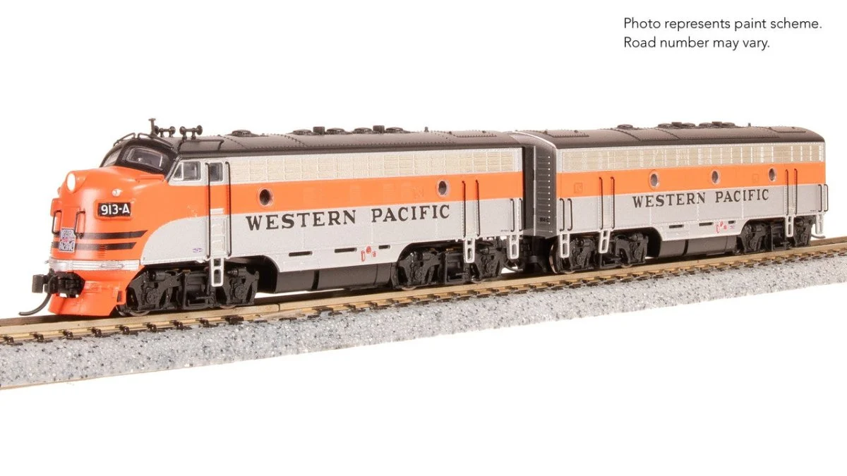Broadway Limited N Scale F7 AB-Units WP #913A/914C DCC Sound Diesel New - 9252