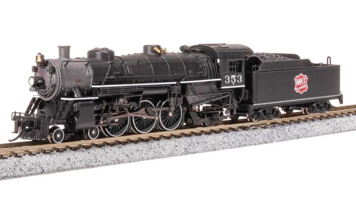 Broadway Limited N Scale MKT Light Pacific 4-6-2 Steam #353 - 8007