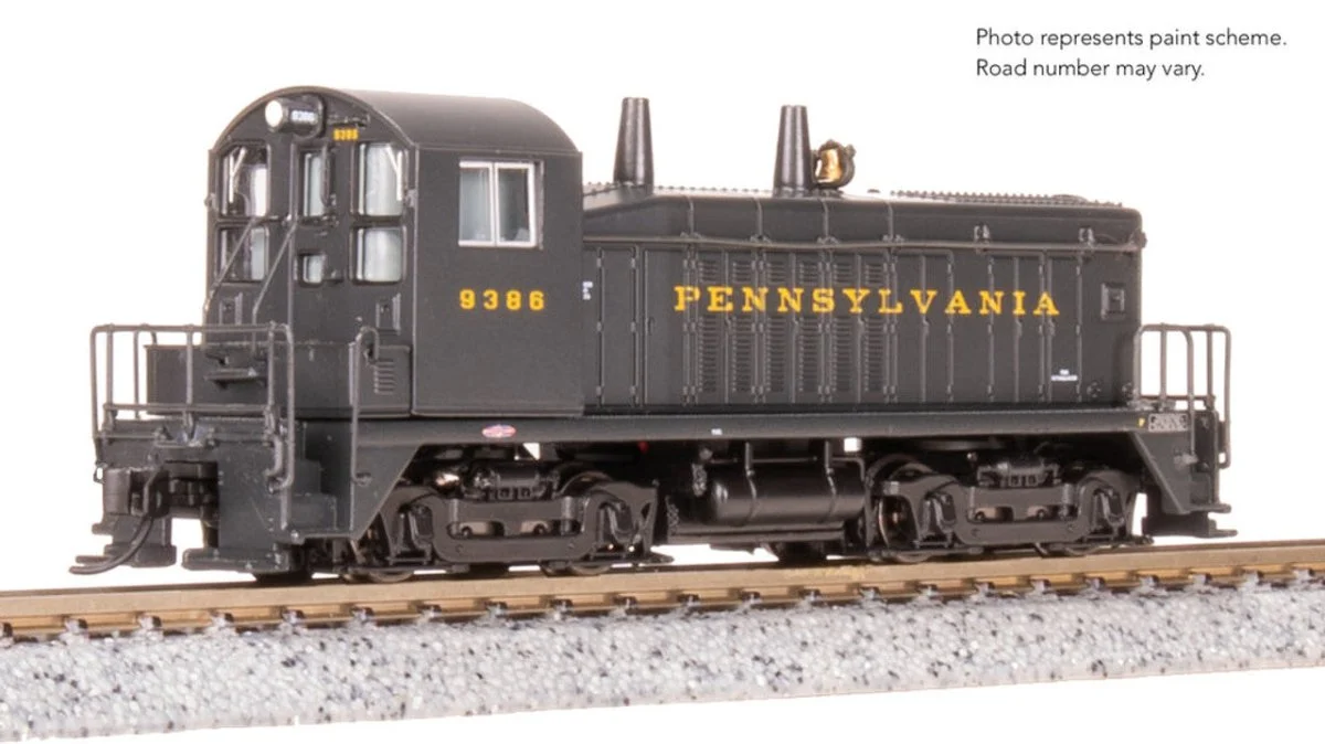 Broadway Limited N Scale Pennsylvania Railroad EMD SW7 9386 (Analog DC) - 9386