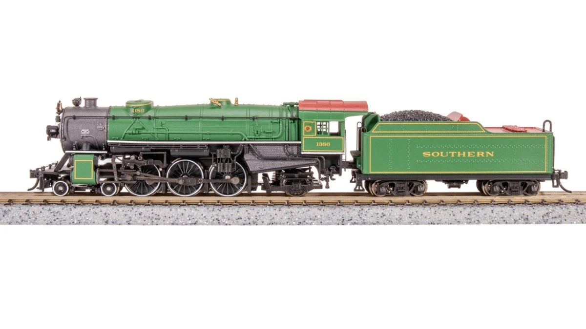 Broadway Limited N Scale Southern Heavy Pacific 4-6-2 Sylvan Green #1391 - 7988
