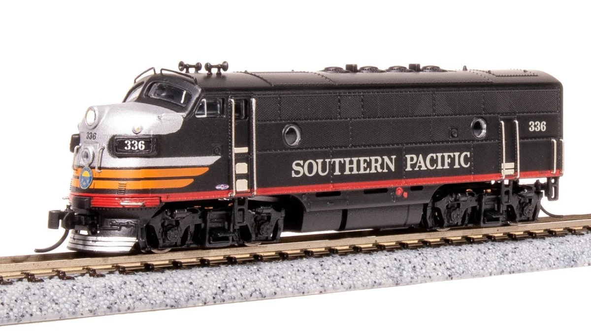 Broadway Limited N Scale SP EMD F3A Black Widow Diesel Locomotive #337 - 7738