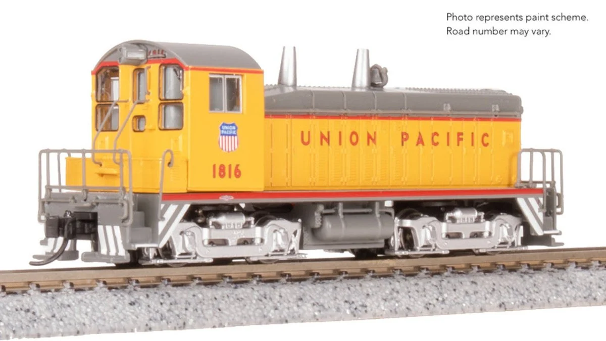Broadway Limited N Scale Union Pacific Railroad EMD SW7 1821 (Analog DC) - 9391