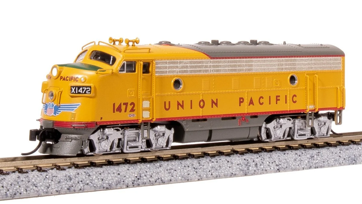 Broadway Limited N Scale UP EMD F7A Yellow & Gray Diesel Locomotive #1478 - 7783