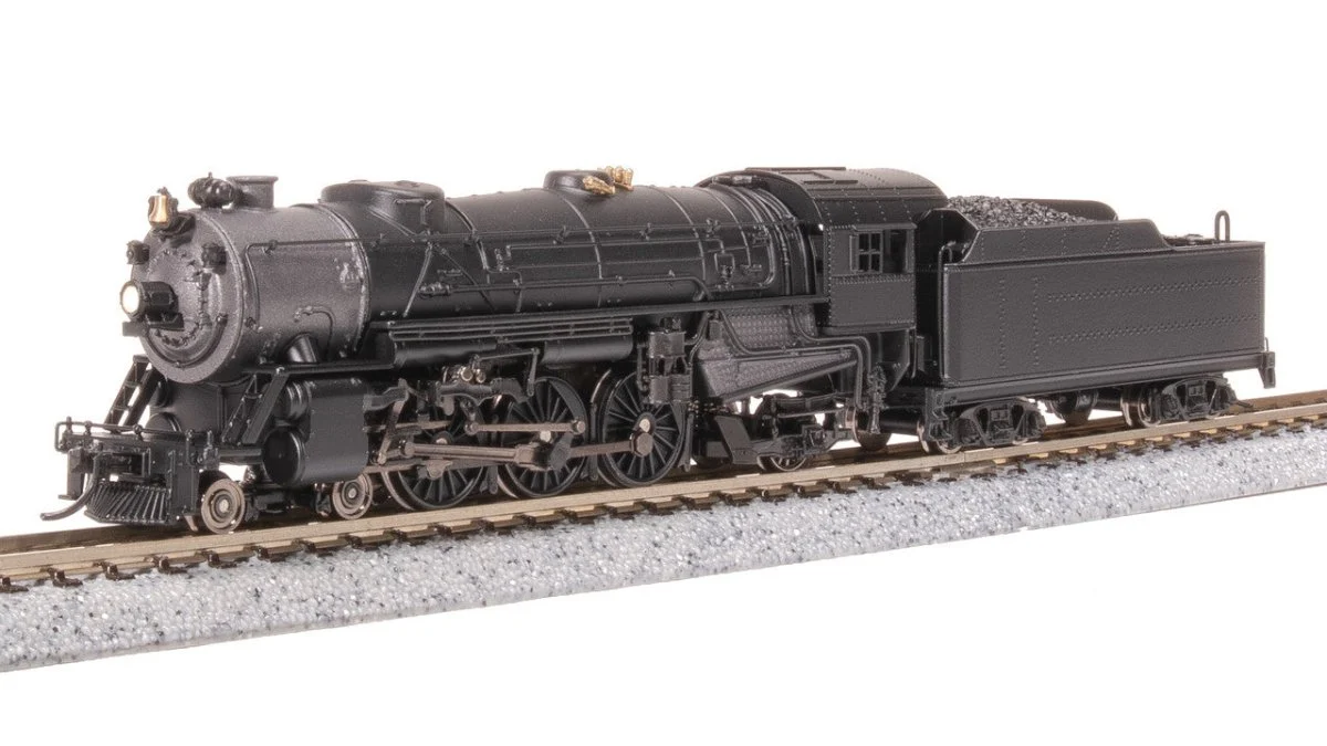Broadway Limited N Scale USRA Heavy Pacific 4-6-2 Unlettered Steam - 7992