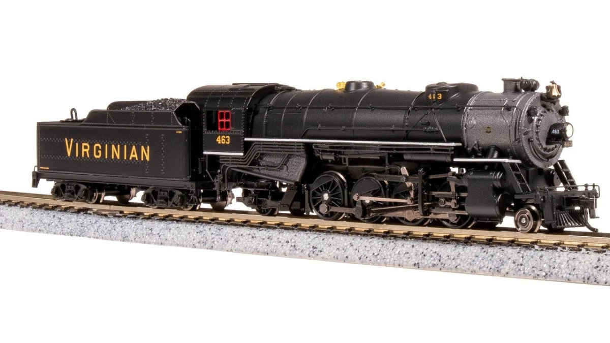 Broadway Limited N Scale VGN USRA Heavy Mikado Steam Locomotive #463 - 7840