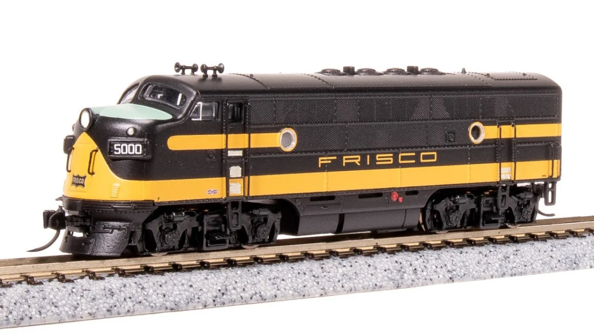 Broadway Limited N SLSF EMD F3A Black & Yellow Diesel Locomotive #5001 - 7730