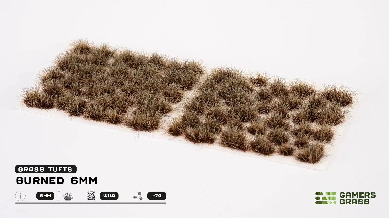 Gamers Grass Burned 6mm - GG6-BUR
