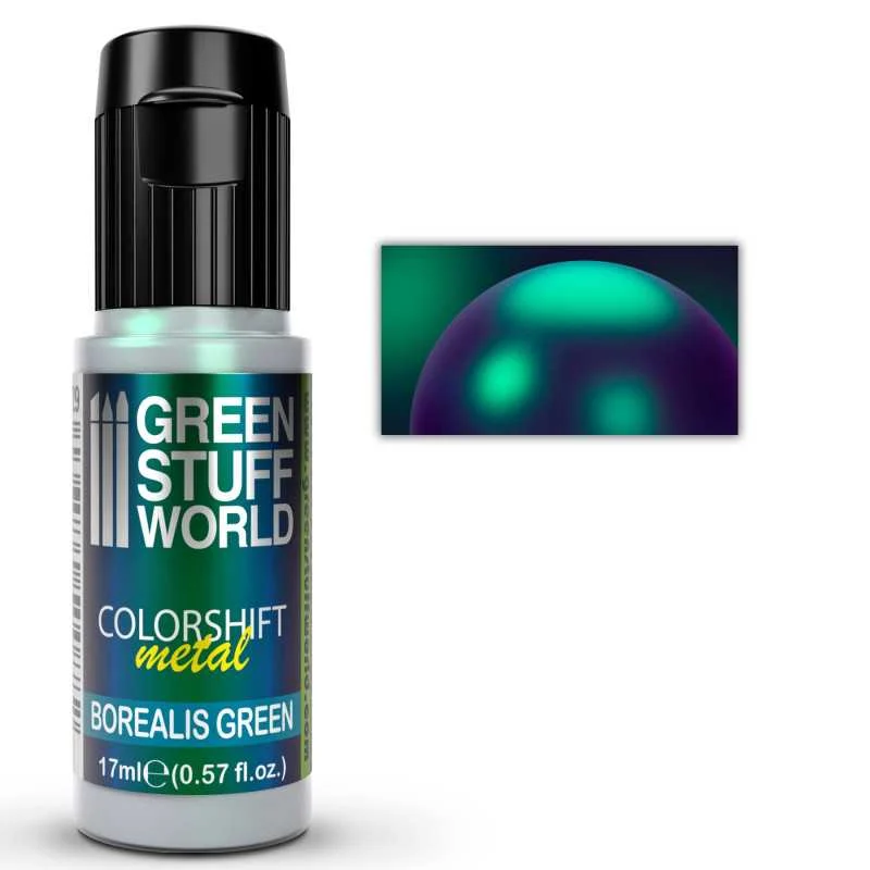 Green Stuff World Chameleon Borealis Green Paint 17ml GSW1729