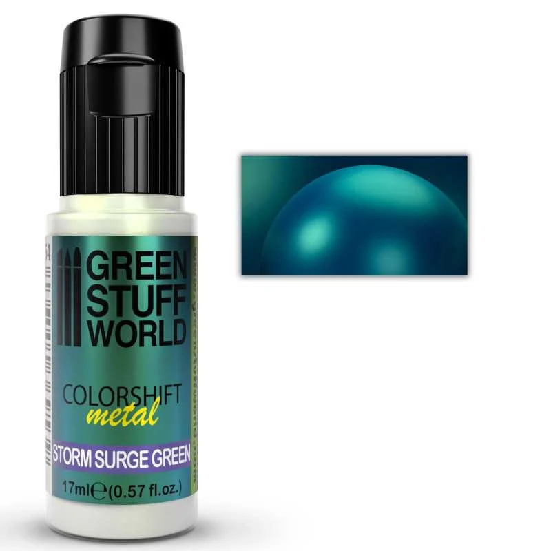 Green Stuff World Chameleon Storm Surge Green Paint 17ml GSW1554