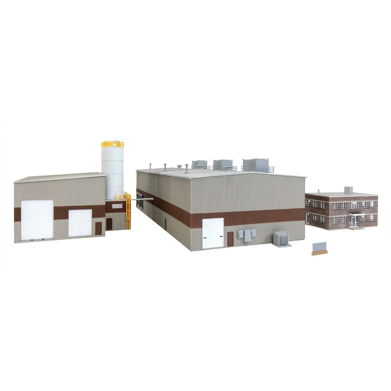 Walthers Cornerstone HO Scale Chocolate Factory Kit 933-4166