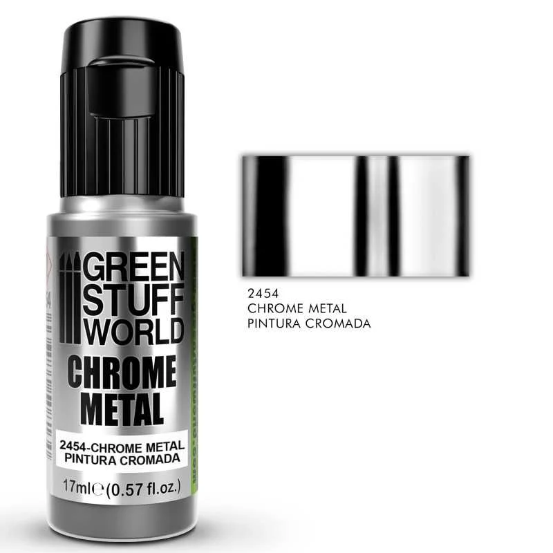 Green Stuff World Chrome Paint 17ml - GSW2454