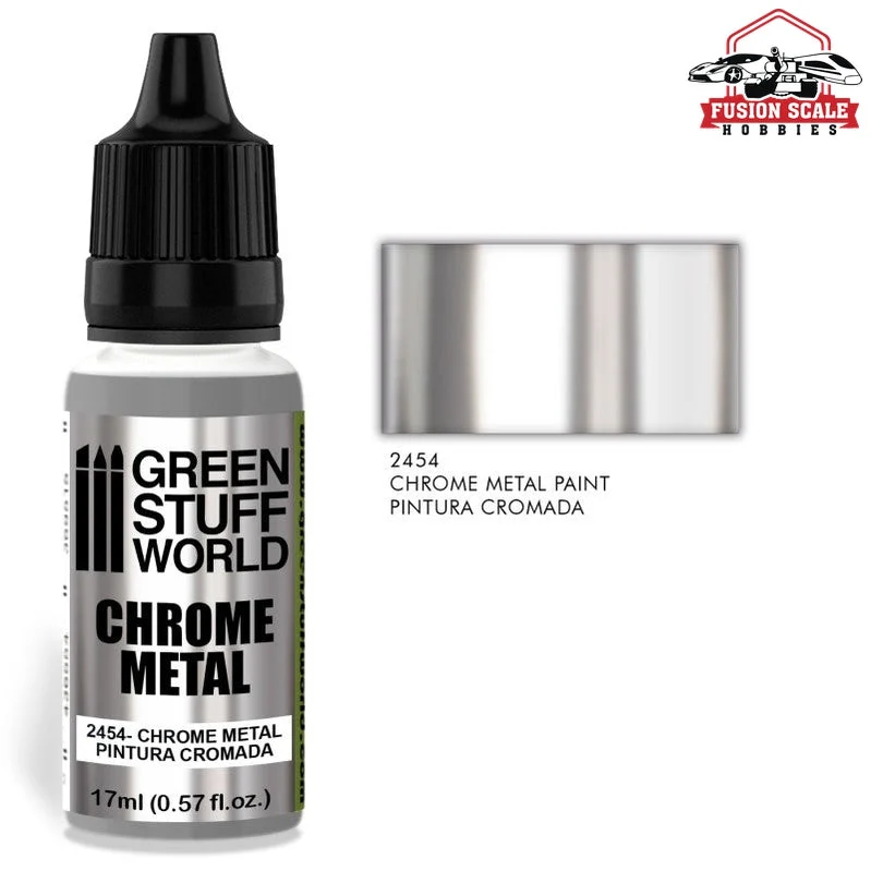 Green Stuff World Chrome Paint GSW2454 With Cosmetic Damage