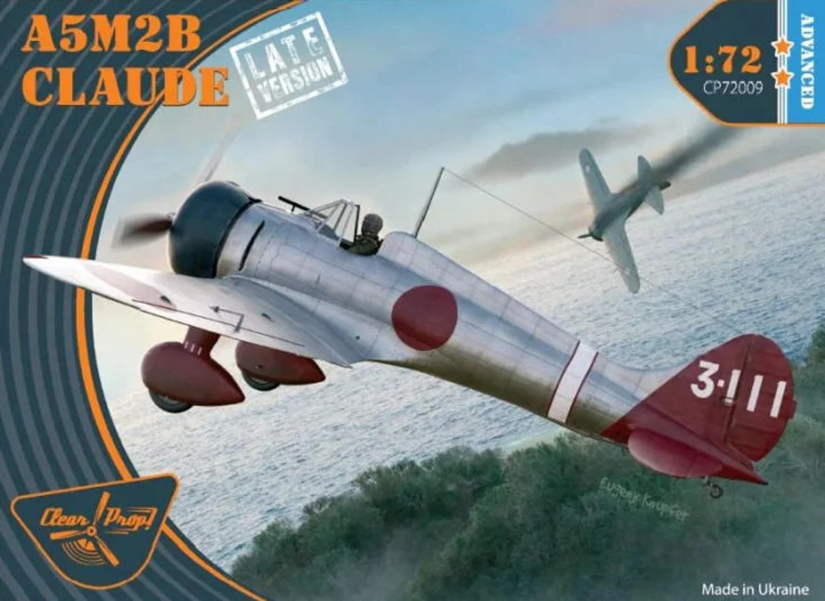 Clear Prop 1/72 Clear Prop A5M2b Claude Late Version Japanese Fighter