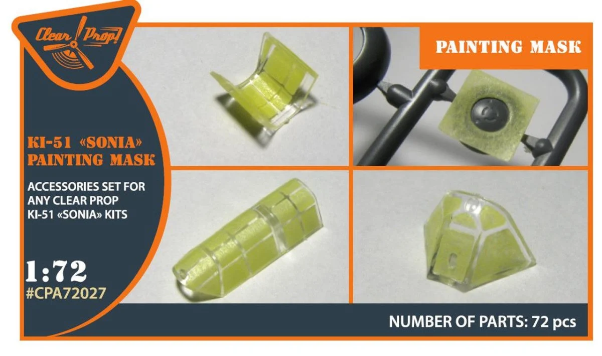 Clear Prop 1/72 Clear Prop Ki-51 Sonia Paint Mask