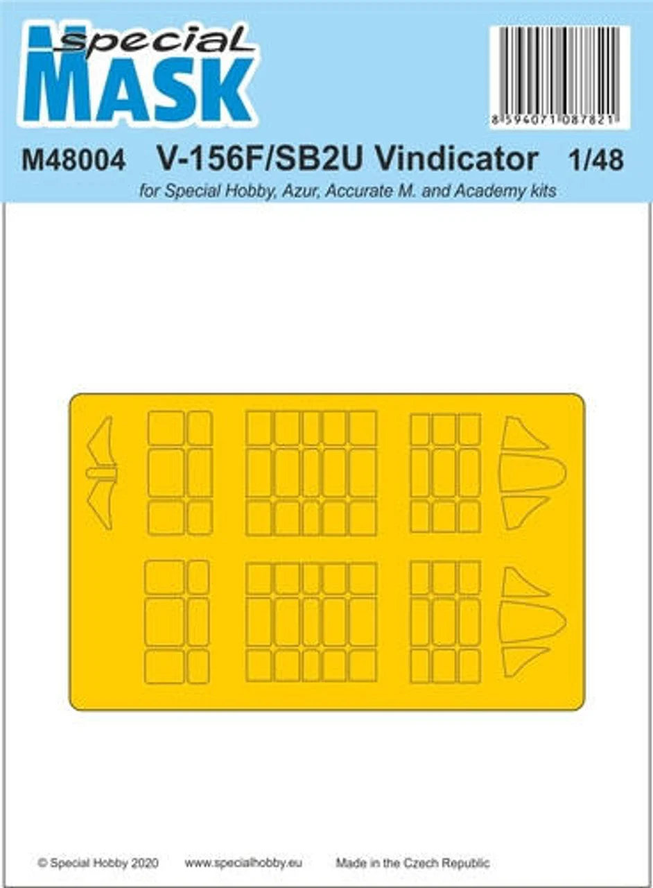 Special Hobby 1/48 Special Hobby V-156F/SB2U Vindicator MASK Paint Mask